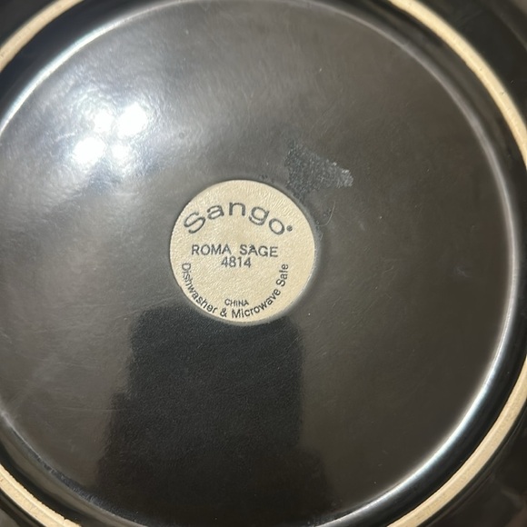 SET OF TWO Sango Roma Sage 4814 Dinner Plate 11” - Picture 3 of 4